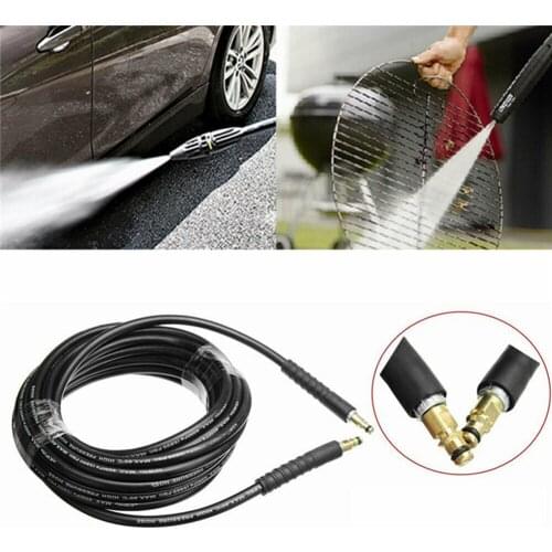 Telescopic Brush Microfiber Towel 6m 8m 10m 2320psi Pressure Washer Water Cleaning Hose for Karcher K2 K3 K4 K5
