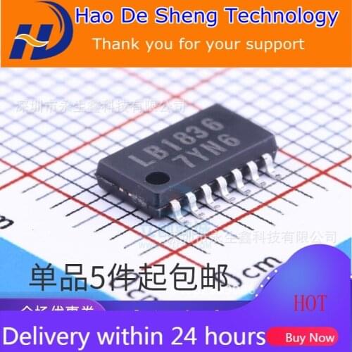 10PCS/LOT LB1836ML-TLM-E LB1836 SOP-14 Low-voltage Drive Bidirectional Motor Driver New Original In Stock