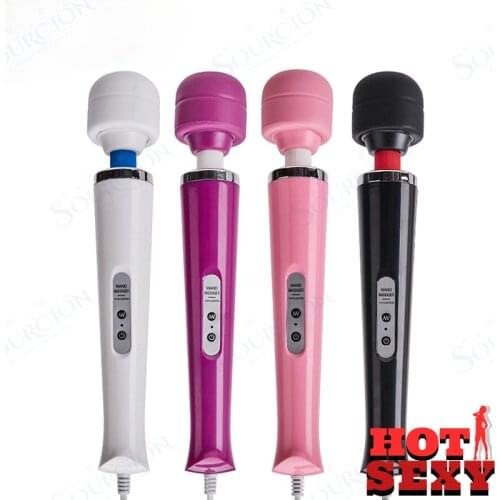 10 Speeds Magic Wand Massager Sex Toys for Women,Big Magic Wand Massage Stick AV Vibrators Sexy Clit Vibrator European plug