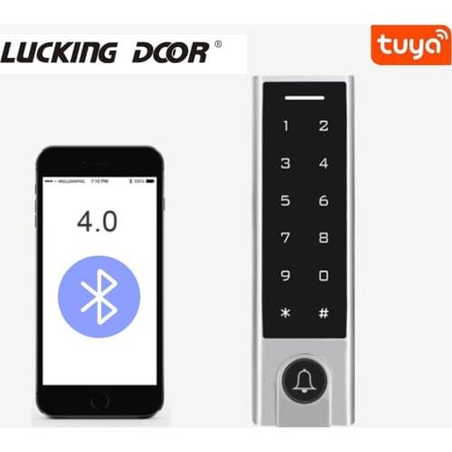 125Khz RFID Waterproof Touch Keypad Tuya APP Access Controler Device Bluetooth-enabled Smart Door Access Control System