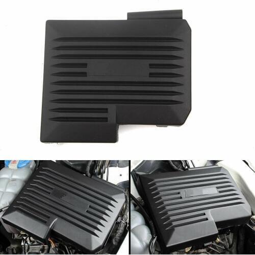 1x Black Car Engine Cover Shell Hood Protector For Audi A4 B9 8W A5 Sline 2017-2018