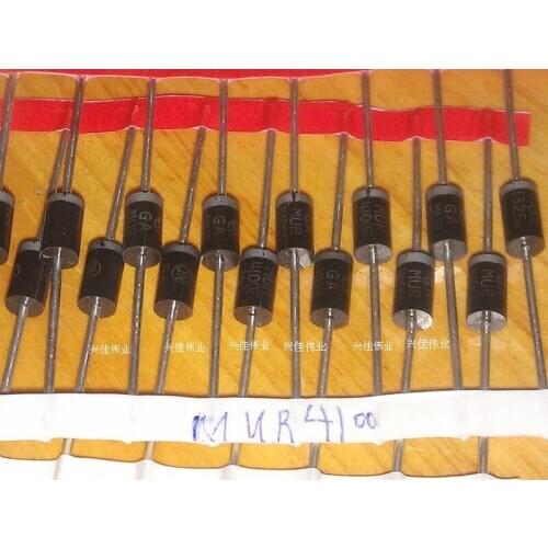 200PCS/LOT MUR4100 MUR4100ERLG DO-27 4A1000V inline ultra fast recovery diode