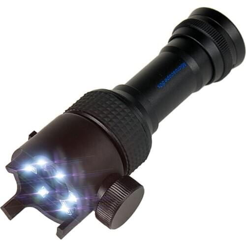 50x Mini Pocket Microscope Illuminated Jadeite Jade jewelry appraisal Identification Magnifier Metal Hand Held Magnifying Glass