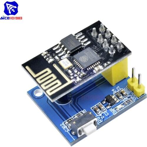 ESP8266 ESP-01 ESP01 DS18B20 Temperature Humidity Sensor Module Esp8266 Wifi Wireless NodeMCU Adapter Board For Arduino IOT