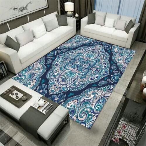 Bohemia Carpet Carpets Soft Flannel 3D Printed Rugs Mat Rugs Anti-slip Large Rug Carpet Home Decoration Style-7