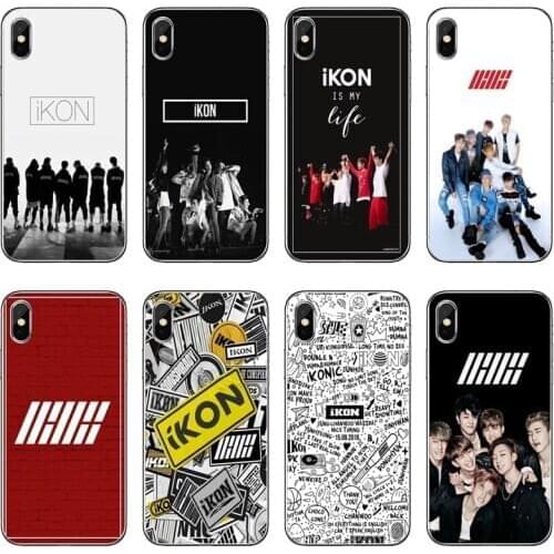 IKON KPOP Boy Group Accessories phone Case For Huawei P30 P20 Pro P10 P9 P8 Lite Y5 Y6 Y7 Y9 P Smart Plus 2018 2019