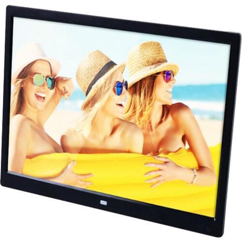 15" HD 15inch TFT-LCD 1280*800 Digital Photo Frame Picture Album Clock MP3 MP4 Movie AD Player with Remote Desktop