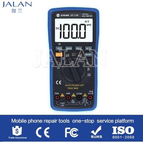 Sunshine DT-17N Digital Display Multimeter For Mobile Phone LCD Problem Accurate Positioning Checking Tools