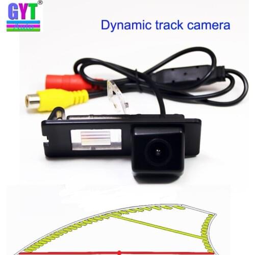 Dynamic Trajectory Tracking car Rear view parking back camera For Renault Fluence Dacia Duster Megane 3 Symbol Dacia Logan 2 MCV