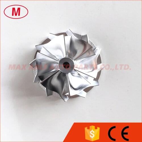 K04 K0422881 TT30 Turbocharger Milling/Aluminum 2024 /Billet compressor wheel 45.09/56.08mm 6+6 blades for Mazd*a