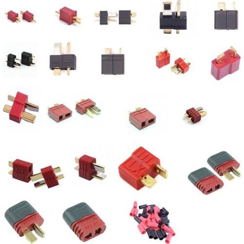 FUSE MODEL T Plug Male And Female Connectors Deans Style For RC LiPo Battery Car Plane