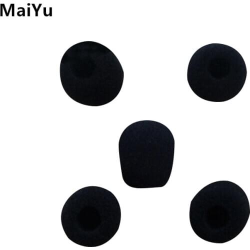 Wholesale 10 pics Cotton Lapel Microphone Windscreen Sponge Cover Protection Against Noise Cancelling