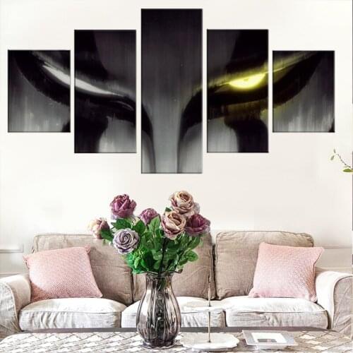 Canvas HD Printed Poster Artwork Wall Art 5 Panel Anime Bleach Home Decorative For Modern Living Room Painting Picture Framework