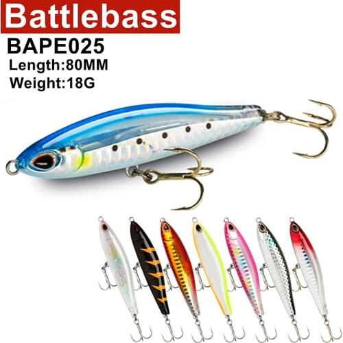 NEW Pencil lure 8cm 16g fishing lures hard baits Minnow ice fish japan fishing tackle goods whopper swimbait winter pesca bass