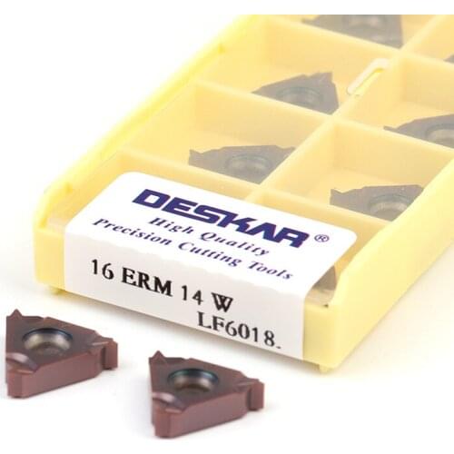 10pcs 16ERM 11W 16ERM 14W 16IRM 11W 16IRM 14W LF6018 Threading inserts CNC cutting tools Carbide inserts Stainless steel special