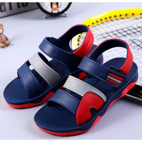 Boys Sandals For Kids Shoes Summer Children Beach Shoes Mixed Color Casual Sandals Rubber Anti-slip Outdoor Girls Sports Sandals