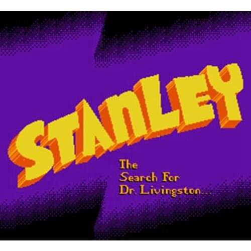 Stanley - The Search For Dr Livingston 60 Pins English Version Game Cartridge for 8 Bit 60pin Game Console