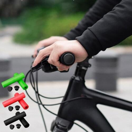 Bicycle Grips Super Light Silicone MTB Grips Handlebar Bicycle Road Non-Slip Shock Absorption Bike Grip Handle Bike Accessories