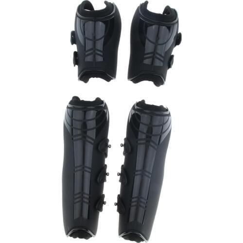 Horse Exercise Jumping Boots Open Front Jumping Tendon Boot & Fetlock Boots