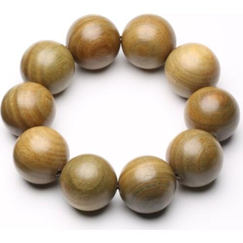 Natural Sandalwood Jewellery (Buddha) Sandalwood Bead Buddhist Prayer Bracelet High Quality Mens Large 29mm