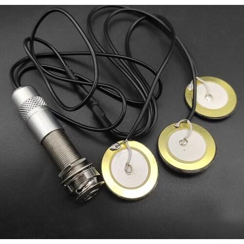 Buzzer Sticker Pickup For Guitar Ukulele Guzheng Buzzers with line and output socket