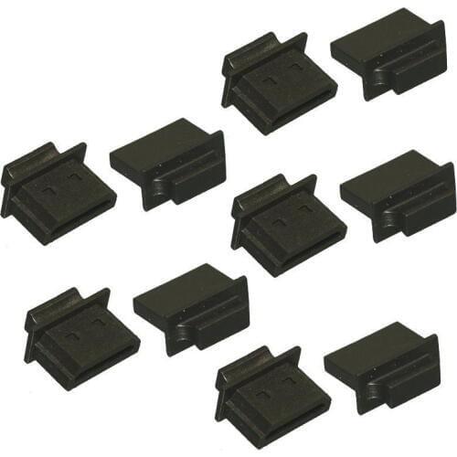 10 Pcs HDMI Male Dust Cover Port Protectors