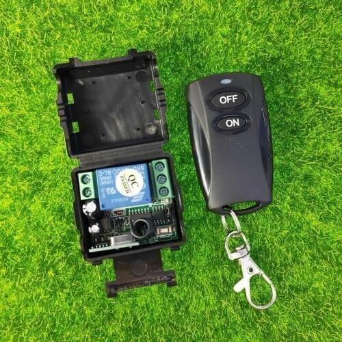 433mhz DC12V 1CH RF Wireless Remote Control Switch System Transmitter Receiver lighting power switch