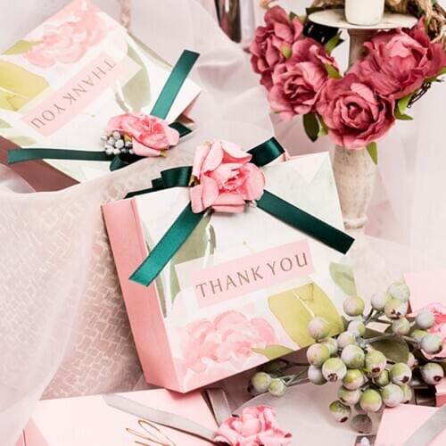 5/10PCS Paper Gift Bag Wedding Favors and Gifts Sen department Party boy/girl Baby Shower Candy Bag Birthday Party Decorations