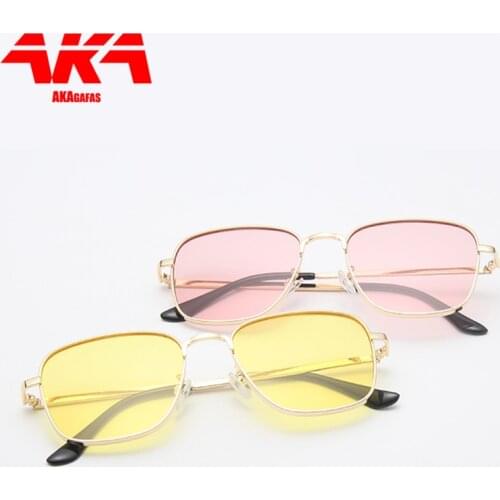 AKAgafas Square Sunglasses Women 2021 Large Frame Luxury Brand Gradient Sun Glasses Men Retro Gafas De Sol De Los Hombres UV400