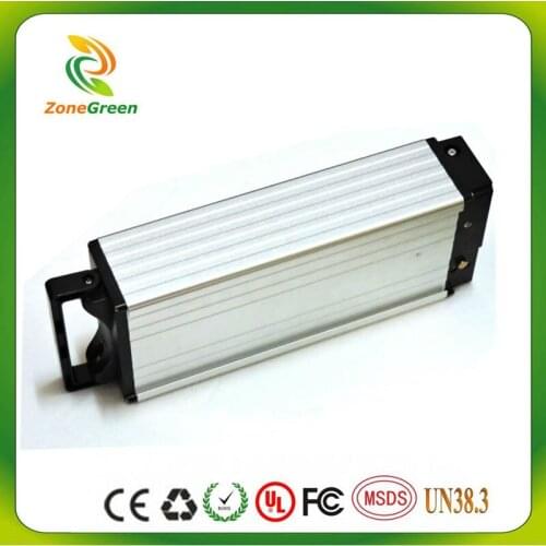 SWORDS FOX 36V 20AH electric bike battery rear rack battery 100W - 1000W BMS lithium battery Aluminum housing with charger