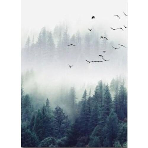 Diamond Painting Cloud And Forest Embroidery Mosaic Home Decoration WG2184