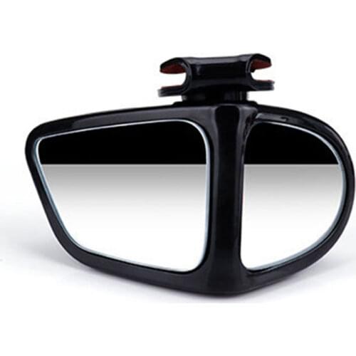 Car Reversing Small Round Mirror Front And Rear Wheel Wide-Angle Mirror Double-Sided Auxiliary Rearview 360 Degree Blind