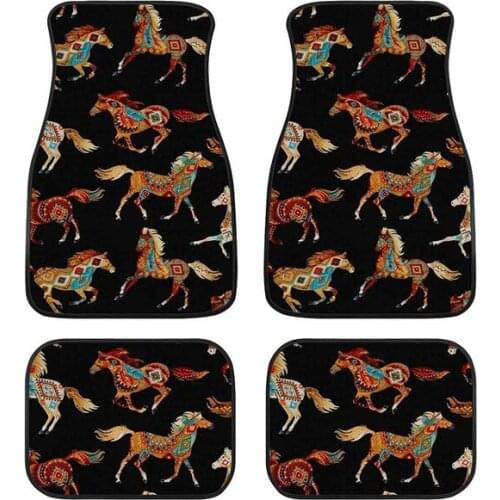 Aimaao Animals Car Floor Mats All Weather Universal Custom Rubber Front & Rear Automotive-Auto Floor Mat Full Set Fit SUV