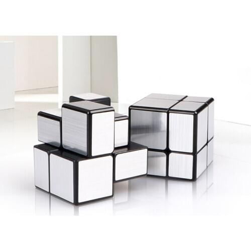 Kids 2x2x2 Speed Magic Cube Professional Cubo Magico Puzzle Strange Shape Mirror Sticker Speed Cube Toys For Children Adult Gift