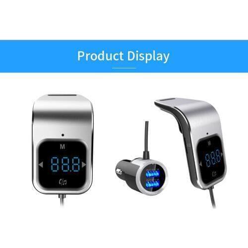 FM Transmitter Wirless Bluetooth Car MP3 Player FM Modulator Radio Adapter dual USB Output Fast Charger Hands-free Bluetooth Kit
