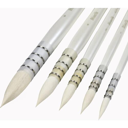 High Quality 1PC Goat Hair Wooden Handle Watercolor Paint Art Artist Brush