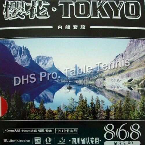 Kokutaku Tokyo 868 Pips-In Table Tennis Rubber with Sponge