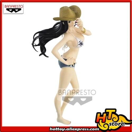 100% Original Banpresto Glitter & Glamours Collection Figure - WALK STYLE Nico Robin ver.A White From "ONE PIECE"