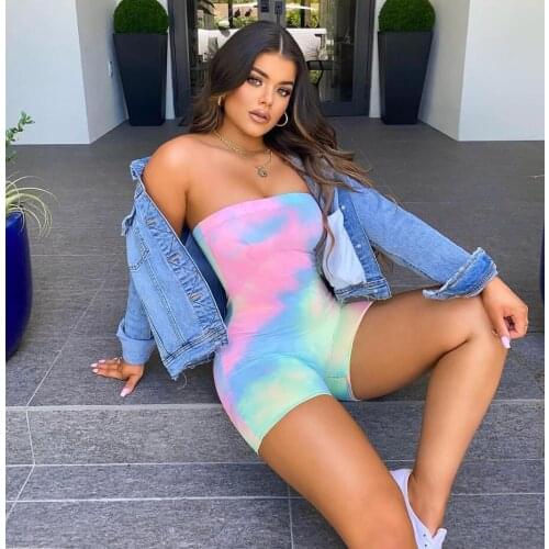 Black Skinny Spaghetti Strap Sleeveless Street Woman Rompers Bar Club Bodycon Bodysuit En Jumpsuits Body Femme Clothes Vintage