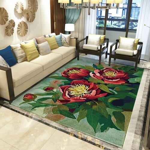Creative Garden Flower 3D Printing Hallway Carpets for Living Room Bedroom Area Rugs Kitchen Anti-Slip Floor Mat children Gift
