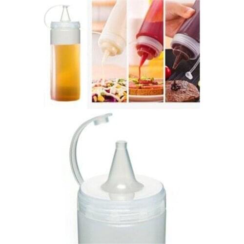 One Sos Bottle 3'lü Transparent Sauce Bottle Bpa Free 700 Ml Oil Bottle