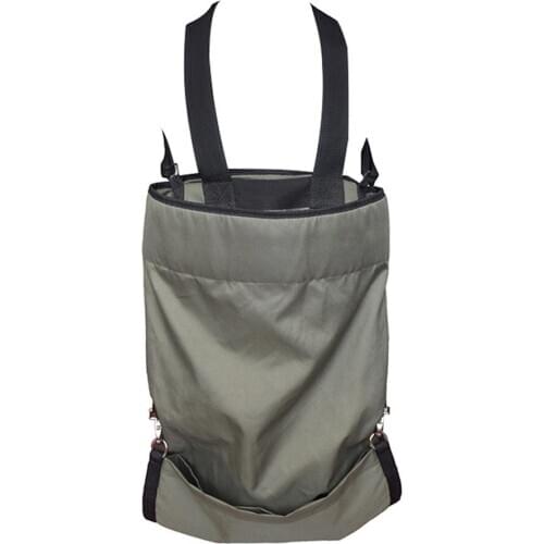 Waterproof Fruit Picking Apron Bags Harvest Garden Apron Large Volume Pouch for Gardener Comfortable Adjustable Shoulder Apron