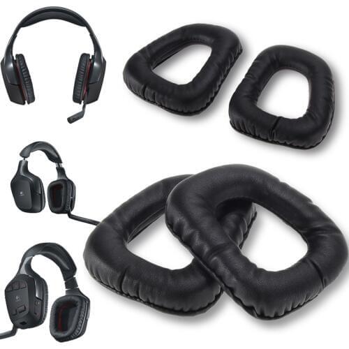 1 Pair Soft Replacement Ear Pads for logitech G430 High Quality Headphones Cushions for Logitech G35 G930 G430 F450 Case Cover