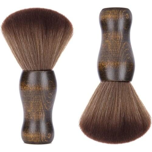 1Pc Wooden Handle Vinyl Record Cleaning Brush LP Electrostatic Brush For SLR Lens, Computer Screen, Record Player Soft Brushes