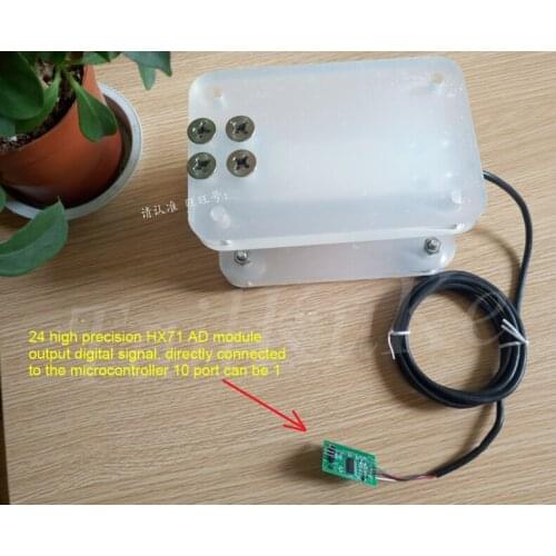 100Kg Pressure Sensor + HX711AD Module Body Scale Weighing DIY Electronic Weighing Data Procedure
