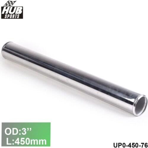 2pcs/unit 76mm 3"OD Out/Inlet Aluminum Straight Turbo/Intake/Intercooler Elbow Piping L:450mm For TOYOTA SUPRA 86-92 UP0-450-76