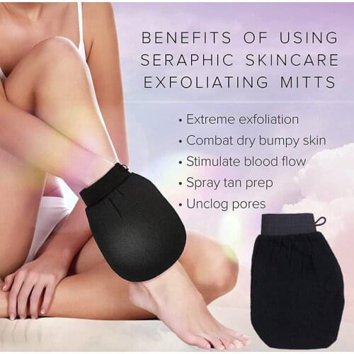 The Original Kessa Hammam Scrubbing Glove Women Scrubbing Towel Double Side Spa Scrubbing Towel Dead Skin Removal 2PCS SUB Sale