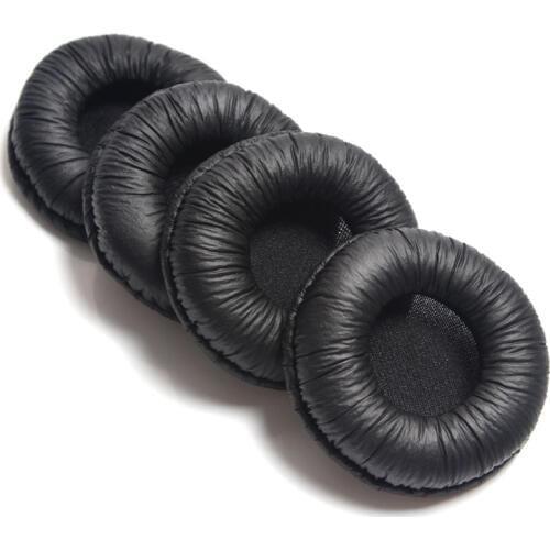2Pcs/Set 5cm Anti-sweat Large Headphones Frog Leather Earmuffs Leather Sponge Cover Repair Parts Ear Pads Earpads