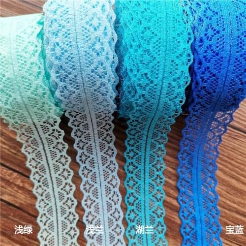 20 yards lace hollow embroidery Ribbon non-elastic DIY Underwear Clothing Trim Accessories Toy Doll Skirt Material