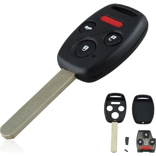 313.8MHz Replacement 3 3+1 4 Buttons Keyless Entry Remote Key Fob Clicker OUCG8D-380H-A for Honda Accord Element Pilot CR-V HR-V